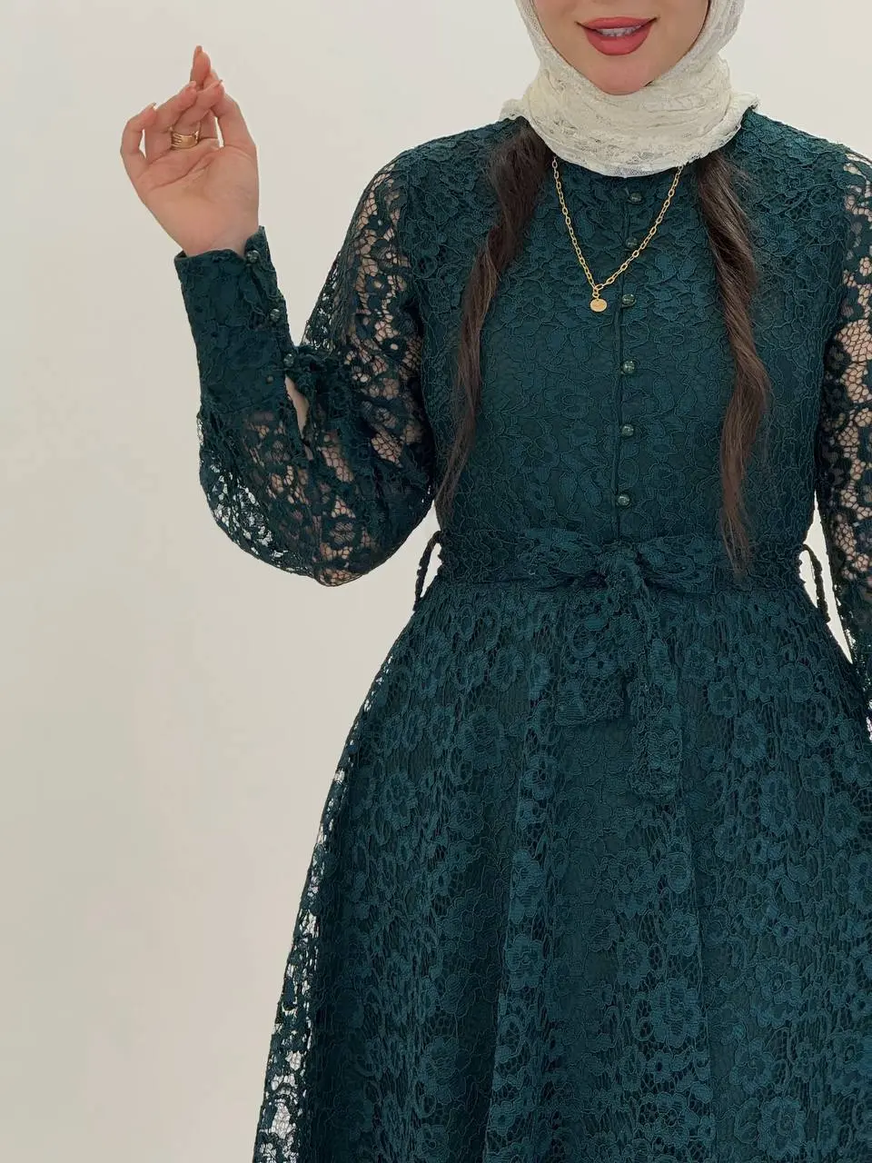 3579-پیراهن مزونی ماهرو